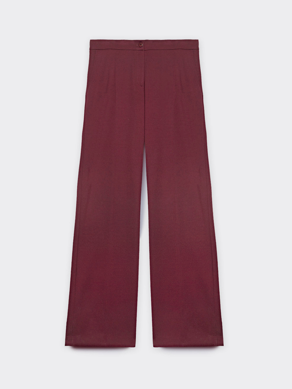 Men's cut Milano knit fabric trousers