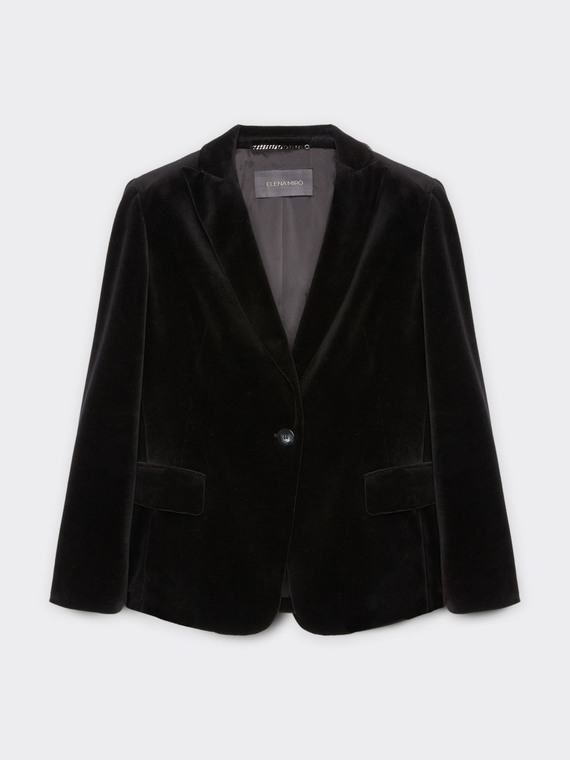 Blazer in velluto