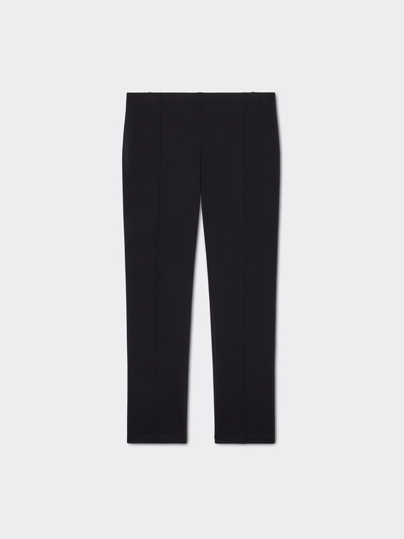 Pantalon coupe slim en point de Milan