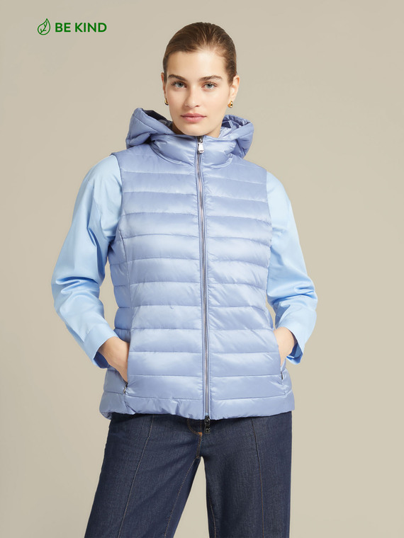 Gilet trapuntato nylon riciclato