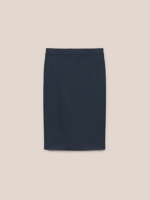 Milano knit fabric pencil skirt