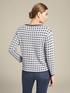 Maglia jacquard dal disegno geometrico image number 1