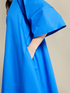 Robe longue trapèze en coton image number 3