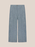 Pantaloni ampi in chambray image number 4