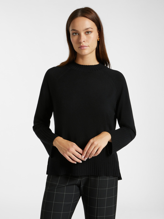 Soft touch crew-neck sweater