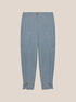 Chambray cargo trousers image number 4