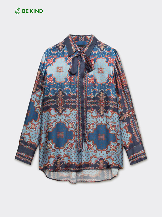 LENZING™ ECOVERO™ viscose print shirt