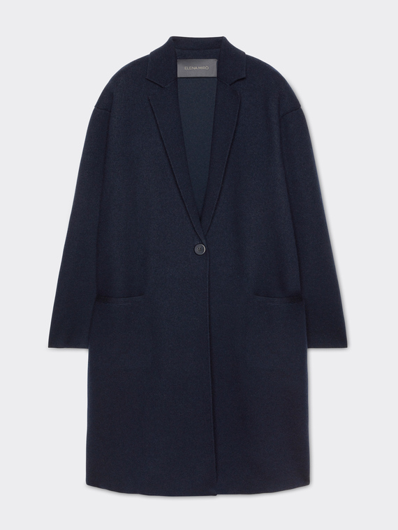 Double wool coat