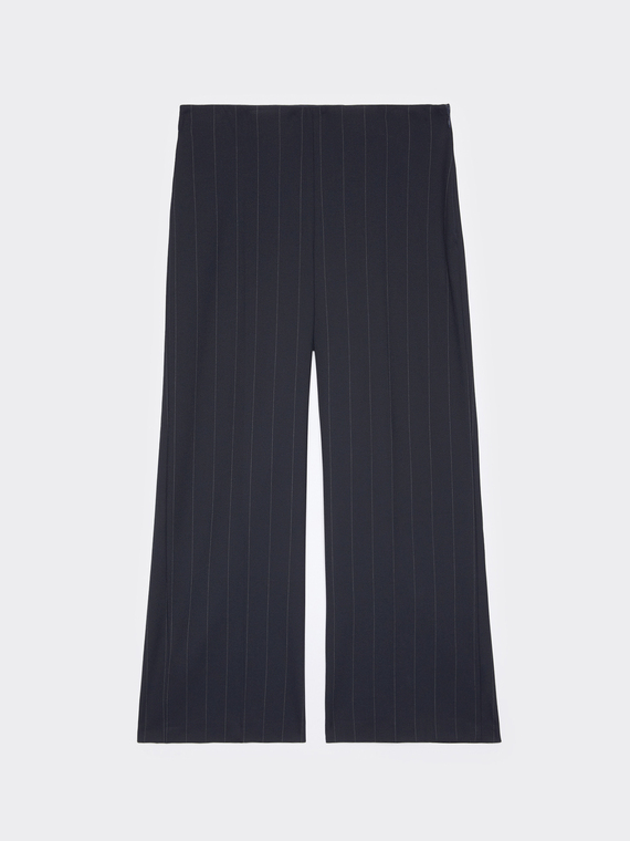 Pinstriped trousers