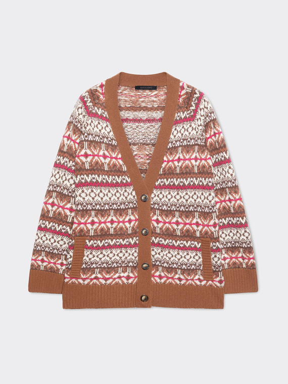 Cardigan jacquard