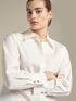 Camicia lunga in cotone stretch image number 2