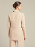 Saharienne style linen blazer image number 1