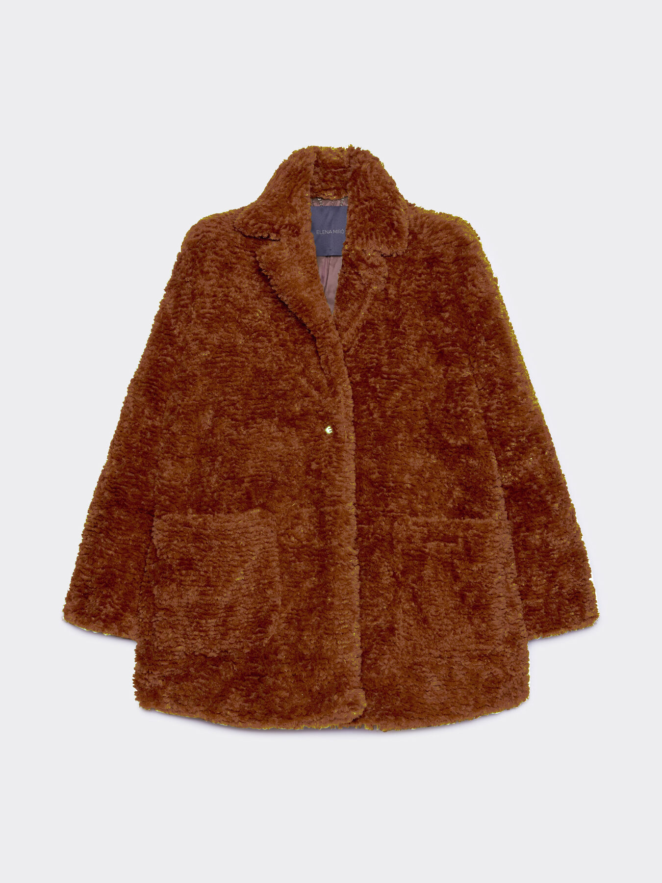 Teddy coat with pockets