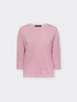 Maglia lurex con maniche a tre quarti image number 4