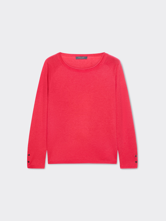 Wool and viscose sweater