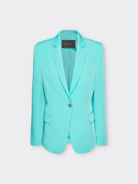Blazer in cady stretch