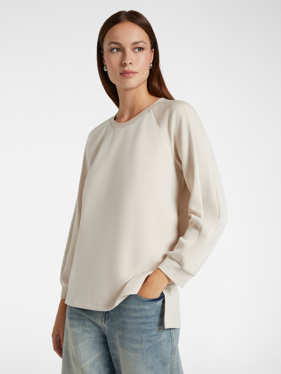 Sweat-shirt doux au toucher