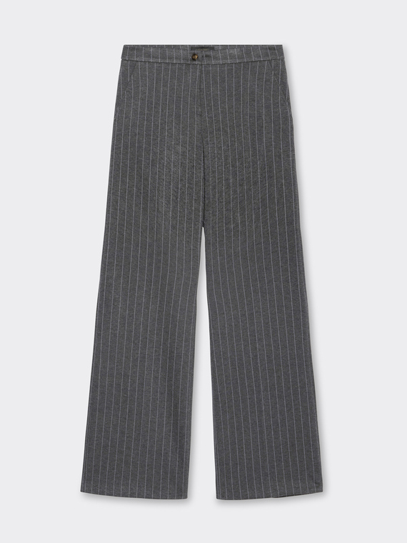 Pinstripe men’s cut trousers