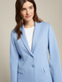 Milano knit fabric blazer with peak collar image number 4