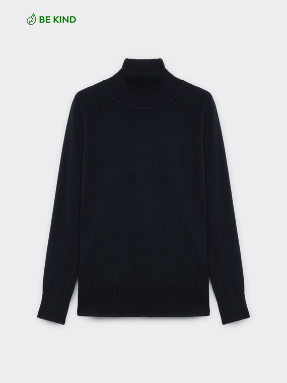 LENZING™ ECOVERO™ viscose turtleneck sweater