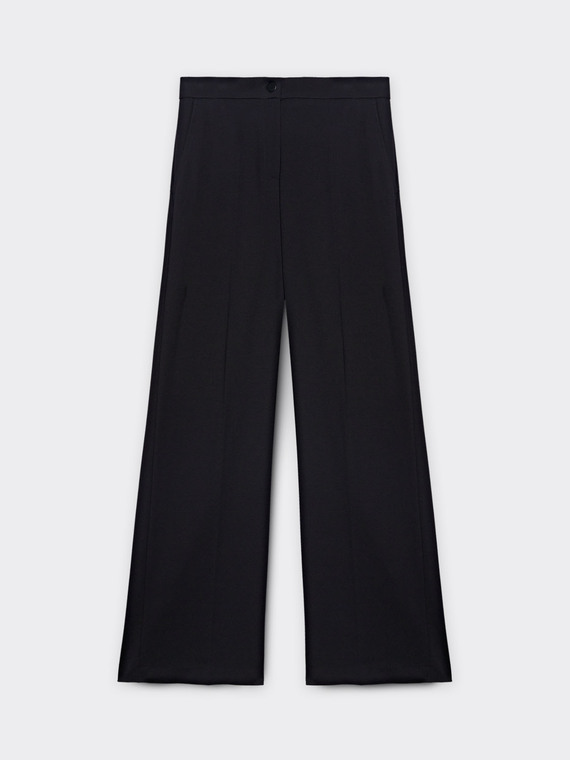 Men's cut Milano knit fabric trousers