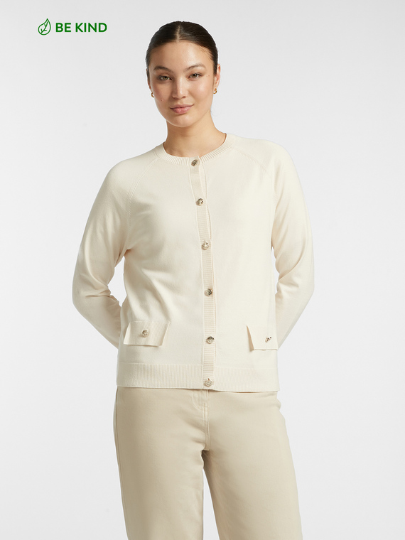 "Rebecca" cardigan in LENZING™ ECOVERO™ viscose