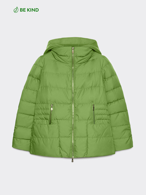 Matte nylon down jacket